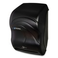 Paper Towel Holders | San Jamar T1490TBK 11.75 in. x 9.25 in. x 16.5 in. Smart System with iQ Sensor Towel Dispenser - Black Pearl image number 1