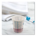 Cups and Lids | SOLO SC378-3008 8 oz Paper Specimen Cups - Blue/White (50/Sleeve, 20 Sleeves/Carton) image number 1