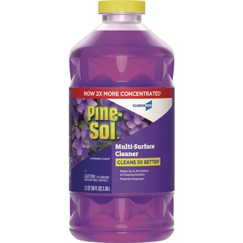 Pine-Sol 60608EA CloroxPro 80 oz. Concentrated Multi-Surface Cleaner - Lavender Clean Scent