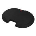 Office Chair Mats | Floortex FCA5XBK2535 AFS-TEX 5000 26 in. x 36 in. Anti-Fatigue Bespoke Mat - Midnight Black image number 0