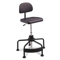 Office Chairs | Safco 5117 Task Master 17 in. to 35 in. Seat Height Supports Up to 250 lbs. Economy Industrial Chair - Black image number 2