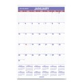 Bulletin Boards | AT-A-GLANCE PM4-28 20 in. x 30 in. Monthly Wall Calendar 2025 with Ruled Daily Blocks - White Sheets image number 0