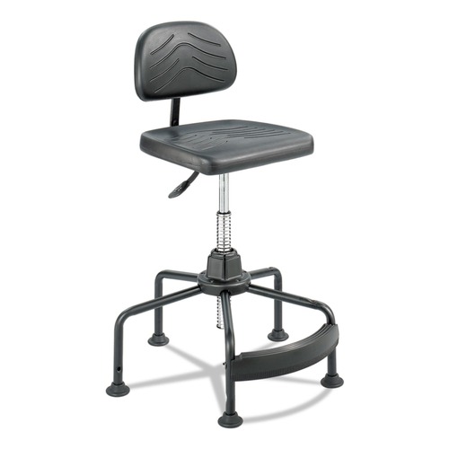 Office Chairs | Safco 5117 Task Master 17 in. to 35 in. Seat Height Supports Up to 250 lbs. Economy Industrial Chair - Black image number 0