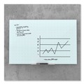 White Boards | U Brands 2799U00-01 47 x 35 Floating Glass Ghost Grid Dry Erase Board - White image number 2