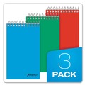 Notebooks & Pads | Ampad 45-093 Narrow Ruled Memo Pads With (60) 3 in. x 5 in. Sheets - White Sheet/Assorted Cover Colors (3/Pack) image number 4