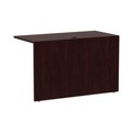 Office Desks & Workstations | Alera ALEVA354824MY Valencia Series 47-1/4 in. x 23-5/8 in. x 29-1/2 in. Reversible Return/Bridge Shell - Mahogany image number 3