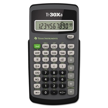 Texas Instruments 30XA/TBL/1L1/H TI-30XA 10-Digit LCD Scientific Calculator