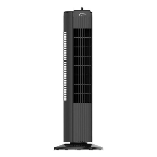  | Alera FAN283 120V 0.35 Amp 28 in. Corded 3-Speed Plastic Tower Fan - Black image number 0