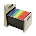 Office Filing Cabinets & Shelves | Alera ALEPABFPY 2-Drawers 14.96 in. x 19.29 in. x 21.65 in. Left or Right Legal/Letter File Pedestal - Putty image number 3