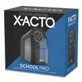 Pencil Sharpeners | X-ACTO 1670X Model 1670 School Pro AC-Powered 4 in. x 7.5 in. x 7.5 in. Classroom Electric Pencil Sharpener - Black/Gray/Smoke image number 0