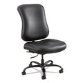 Office Chairs | Safco 3592BL Supports Up to 400 lbs. 19 in. to 22 in. Seat Height Optimus High Back Big and Tall Chair - Vinyl, Black image number 1