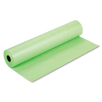 Pacon P0063120 Rainbow Duo-Finish 36 in. x 1000 ft. Colored Kraft Pape - Lite Green