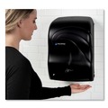 Paper Towel Holders | San Jamar T1490TBK 11.75 in. x 9.25 in. x 16.5 in. Smart System with iQ Sensor Towel Dispenser - Black Pearl image number 3