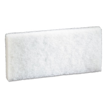 3M 8440 4.63 in. x 10 in. Doodlebug Scrub Pad - White (5/Pack, 4 Packs/Carton)