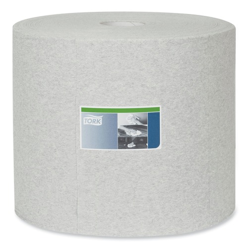 Cleaning Cloths | Tork 520305 1-Ply 12.6 in. x 13.3 in. Industrial Cleaning Cloths -  Gray (1/Carton) image number 0