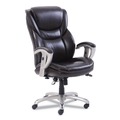 Office Chairs | SertaPedic 49710BRW Emerson 300-lb. Capacity Executive Task Chair - Brown/Silver image number 0