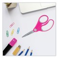 Arts & Crafts Supplies | Westcott 15972 5 in. Kids' Soft Handle Scissors with Pointed Tip - Assorted (12/Pack) image number 4