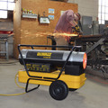 Heaters | Dewalt DXH215HD 215,000 BTU Forced Air Kerosene Construction Heater image number 2