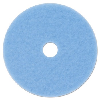 3M 3050-20 20 in. Diameter 3050 Hi-Performance Burnish Pad - Sky Blue (5/Carton)