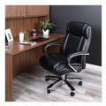 Office Chairs | Alera ALEMS4419 Maxxis Series Big/Tall Bonded Leather Chair - Black/Chrome image number 7