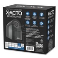 Pencil Sharpeners | X-ACTO 1670X Model 1670 School Pro AC-Powered 4 in. x 7.5 in. x 7.5 in. Classroom Electric Pencil Sharpener - Black/Gray/Smoke image number 1