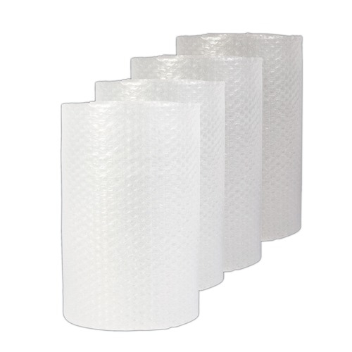 Envelopes & Mailers | Universal 4087870 12 in. x 125 ft. 0.31 in. Thick Bubble Packaging Perforated Every 12 in. - Clear (4/Carton) image number 0