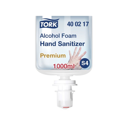 Hand Sanitizers | Tork 400217 1L Bottle Unscented Premium Alcohol Foam Hand Sanitizer (6/carton) image number 0