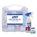 Cleaners & Chemicals | PURELL 3841-01-CLMS 4.5 in. x 11.88 in. x 11.5 in. One Clamshell Case Body Fluid Spill Kit with 2 Single Use Refills/Carton image number 3