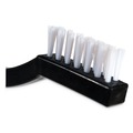 Cleaning Brushes | Carlisle 4067400 Flo-Pac 7 in. Utility Toothbrush Style Maintenance Brush with Nylon Bristles - Black (1-Dozen) image number 3