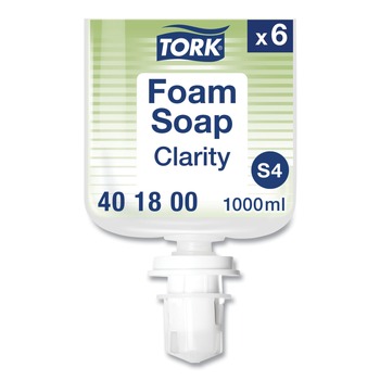 Tork 401800 1L Refill Unscented Clarity Hand Soap - Clear (6/Carton)