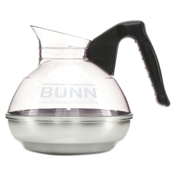 BUNN 06100.0101 64 oz. Easy Pour Decanter - Black Handle