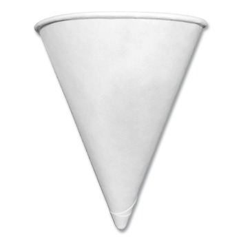 Coffee Pro CPCONESTD 3.2 oz. Paper Cone Cups - White (5000/Carton)