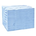 Paper Towels and Napkins | Tork 13247501 12.8 x 16.5 4-Ply Industrial Paper Wiper - Blue/Unscented (180/Carton) image number 1