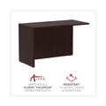 Office Desks & Workstations | Alera ALEVA354824MY Valencia Series 47-1/4 in. x 23-5/8 in. x 29-1/2 in. Reversible Return/Bridge Shell - Mahogany image number 7