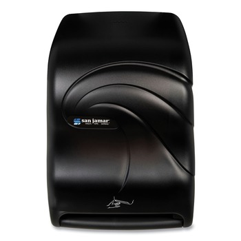 San Jamar T1490TBK 11.75 in. x 9.25 in. x 16.5 in. Smart System with iQ Sensor Towel Dispenser - Black Pearl