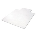 Office Chair Mats | Alera CM2E232ALEPL All Day Use 45 in. x 53 in. Wide Lip Non-Studded Chair Mat for Hard Floors - Clear image number 1