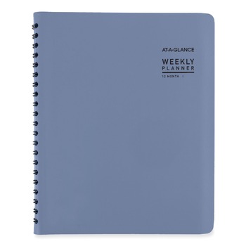 AT-A-GLANCE 70940X20 11.38 in. x 9 in. 12-Month (Jan to Dec) 2025 Contemporary Weekly/Monthly Planner - Slate Blue Cover