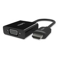 Electronic Adapters & Chargers | Belkin F2CD058 5 in. HDMI to VGA plus 3.5mm Audio Adapter - Black image number 0